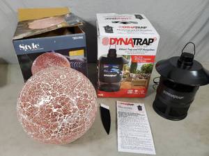 lot 161 image: Dynatrap Mosquito Trap - Solar Light Gazing Ball - See Notes