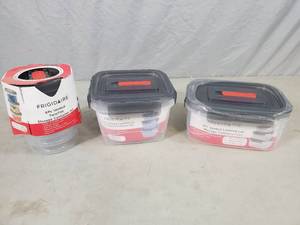lot 169 image: 3 New Sets of Frigidaire Locking Lid Food Storage