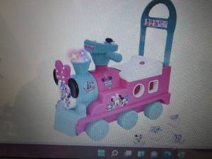 Kiddieland Disney Minnie Mouse Play n Sort Activity Train Ride-On open box Retail $74.99