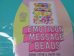 Emoticon Message Beads Craft Kit