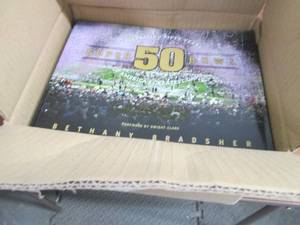 Box of 10 Commemorative Books Celebrating 50 Years of Super Bowls