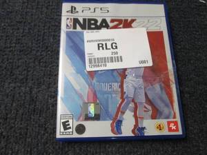 PS5 NBA 2K22 open pkg Retail $99.99