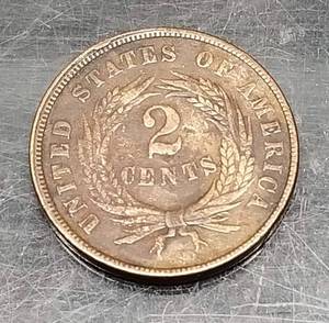 1866 US TWO CENT PIECE