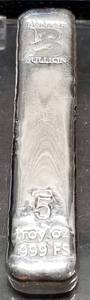 5 TROY OZ .999 FINE SILVER KIT KAT BAR