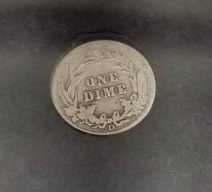 1911-D US BARBER DIME