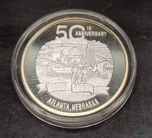 1 TROY OZ .999 FINE SILVER WWII POW CAMP ATLANTA 50th ANNIVERSAY IN AIRTITE