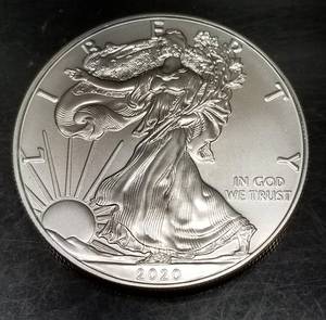 2020 AMERICAN SILVER EAGLE 1 TROY OZ .999 FINE SILVER DOLLAR
