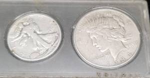 1934-D US YEAR SET IN PLASTIC 6 COINS