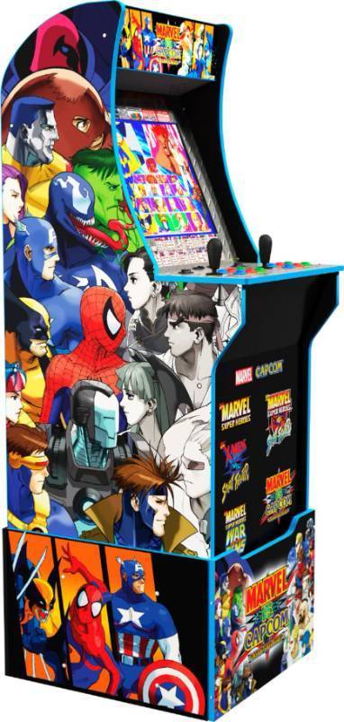 lot 3 image: Arcade1Up - Marvel vs Capcom Arcade - Multi Game with Riser and Stool