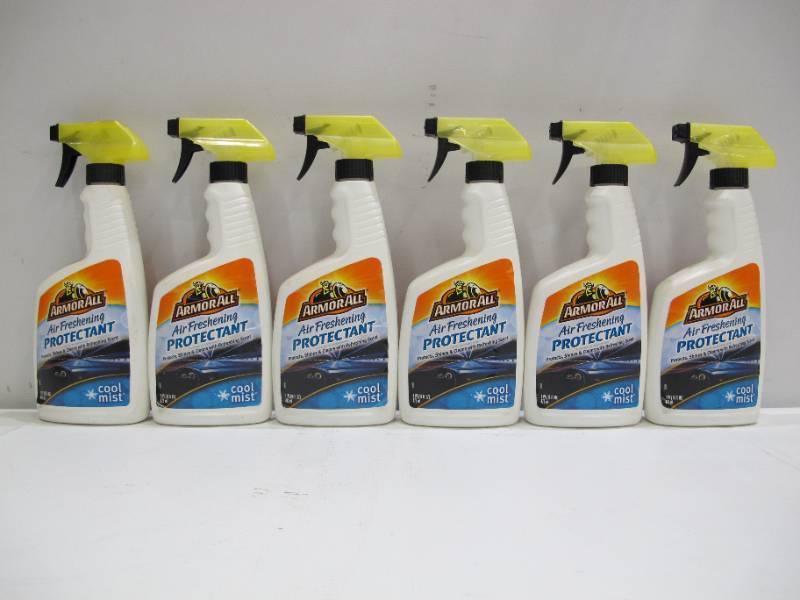 lot 914 image: 1 Case Armor All Air Freshening Protectant - 6 Bottles - 16 Oz Each - 96 Oz Total