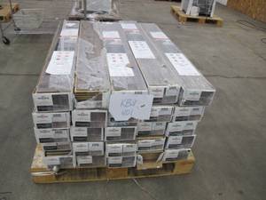 lot 401 image: Roughly 425 Sq Ft (25 Boxes) of Mohawk Westmere Scraped Oak Laminate Flooring