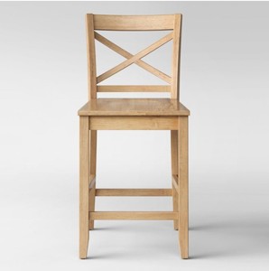 lot 420 image: 24 Carey Hardwood Counter Height Barstool - Threshold - Natural