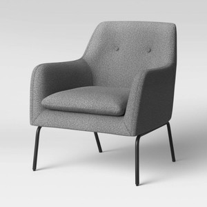 lot 443 image: Glenn Mid-Century Modern Accent Chair - Project 62 - GREY  GRAY
