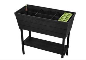 lot 472 image: Keter Urban Bloomer Flower Plant Planter Raised Elevated Garden Bed