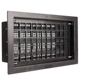 lot 482 image: Master Flow 16 in. x 8 in. Automatic OpenClose Foundation Vent in Black