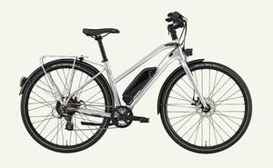 lot 314 image: Charge City Electric Bike In Silver - FRICKN AWESOME BIKE, HAS ALL PARTS AND RUNS WELL, FOLDS FOR COMPACT STORAGE AREAS