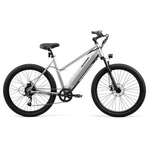lot 317 image: Schwinn Adult Marshall 27.5 Step-Thru Hybrid Electric Bike - Gray SM, 1330478 - Missing Front and Seat Assembly Parts - For PartsRestore