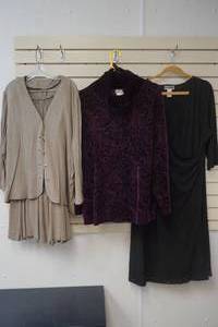 dresses and pant suits