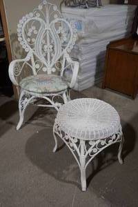 wicker patio set