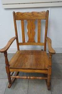 oak rocking chair