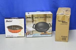 Bundt pan cast iron walk and sandwich toaster