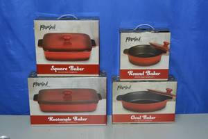 4 Non-stick ceramic bakeware dishes