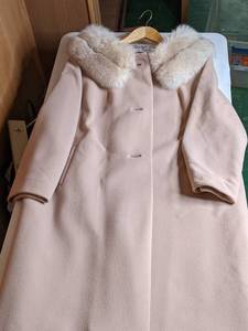 lot 19 image: Vintage Craigs-Houston Kashmiracle Faux CashmereFur Coat - Size 18