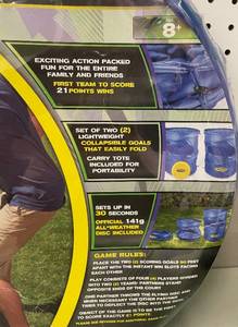 Portable Frisbee Yard Game-Collapsible&nbsp