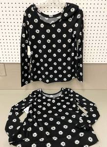 Lot of 2 Daily Peplum Girls Shirts Size XL