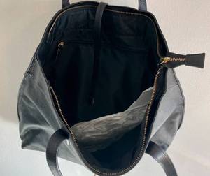 Stella &amp Max Large Black Leather Tote HandBag&nbsp