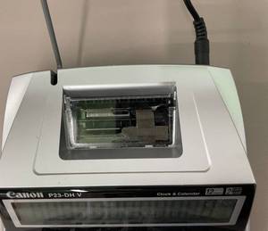 Canon P23-DH Printing Calculator 2 Color Printing W Adaptor Electric Battery