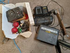 lot 78 image: 2 depth finders, 1 is Hummingbird L...