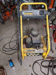 lot 2 image: Karcher gas 1800 psi pressure washe...