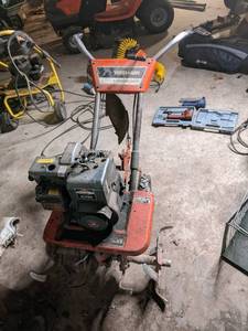 lot 3 image: Yard man 5HP tiller, last used 3 ye...