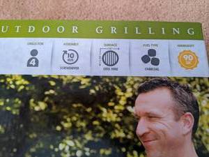 lot 103 image: Cuisinart 14 Portable charcoal gri...