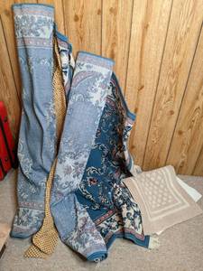 lot 203 image: 2 large area rugs and 1 smaller rug...