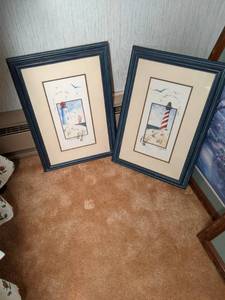 lot 157 image: 7 framed prints ranging from 111...