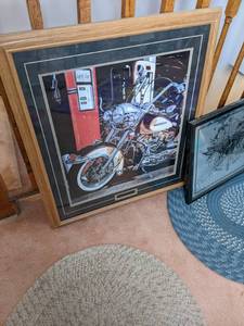lot 6 image: Harley Davidson mirror 2218, Ha...