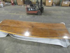 Large Solid Wood Live Edge Walnut ConferenceDining Table (192602362) Approximate Dimensions 192 in. x 60 in. x 2.5 in. - $3,000 RESERVE