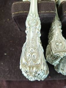 lot 1 image: Sterling Silver .925 Flatware Set By Reed & Barton Francis the First Set