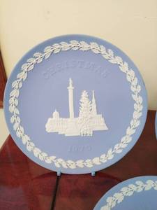 lot 23 image: Collection Of 7 Wedgwood Jasperware Plates