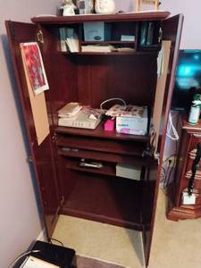 lot 281 image: Armoire Desk
