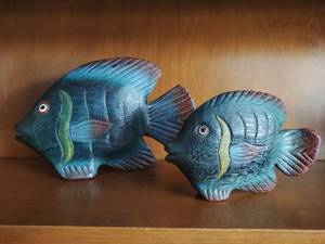 lot 53 image: Four Wood Fish Dcor
