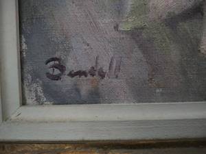 lot 73 image: Original Oil Painting Portrait