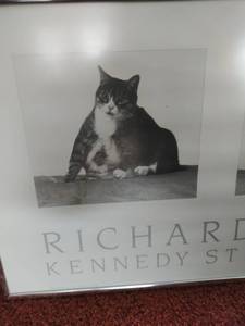 lot 78 image: Framed Fat Cat Capsizing Print by Richard Watherwax