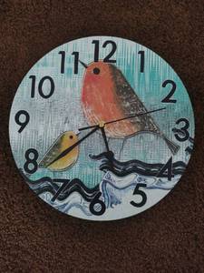 lot 89 image: Bird Clock & Dog Frame