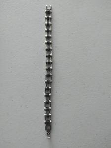 lot 267 image: Stainless Steel Bike Chain-link Bracelet