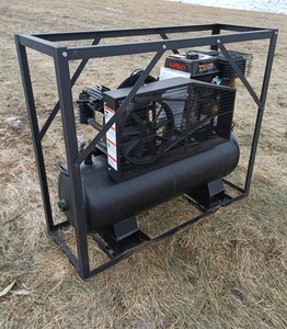 New TMG Industrial Gas Powered, Truck Mounted Air Compressor with Electric Start
