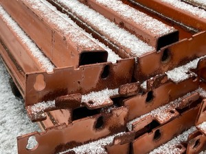 Pallet Lot Of (48) Industrial Pallet Racking Cross-Beams  Load Bars -- 90 Lengths