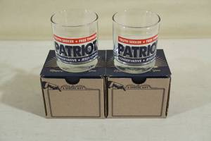 Printed Rocks Glasses - Patriot